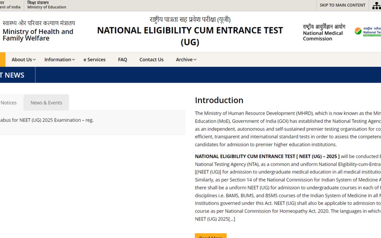 NEET UG 2026: पहले चरण का प्रोविजनल सीट अलॉटमेंट रिजल्ट आज जारी — क्या करना चाहिए और आगे की प्रक्रिया